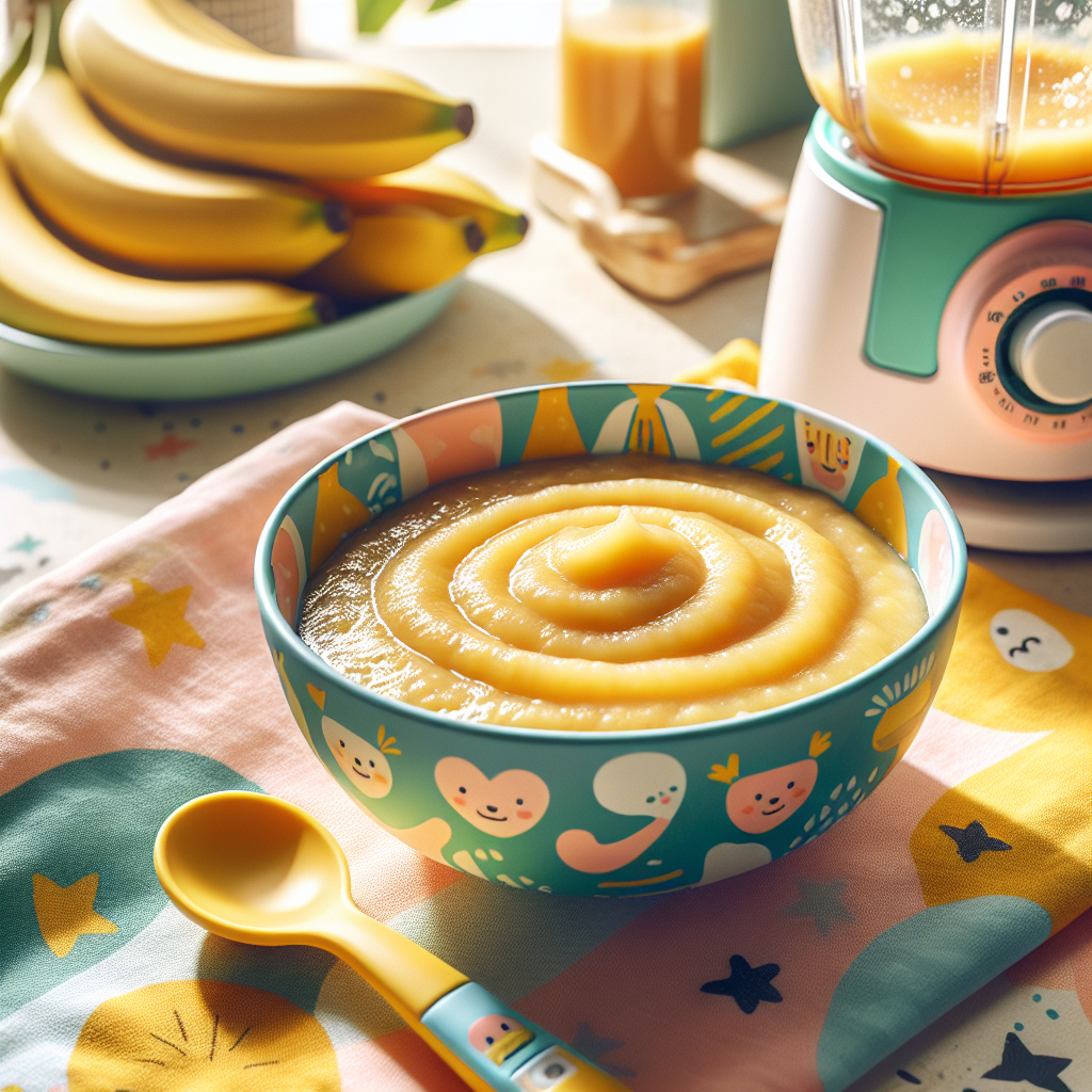 How to Make Banana Puree for Baby