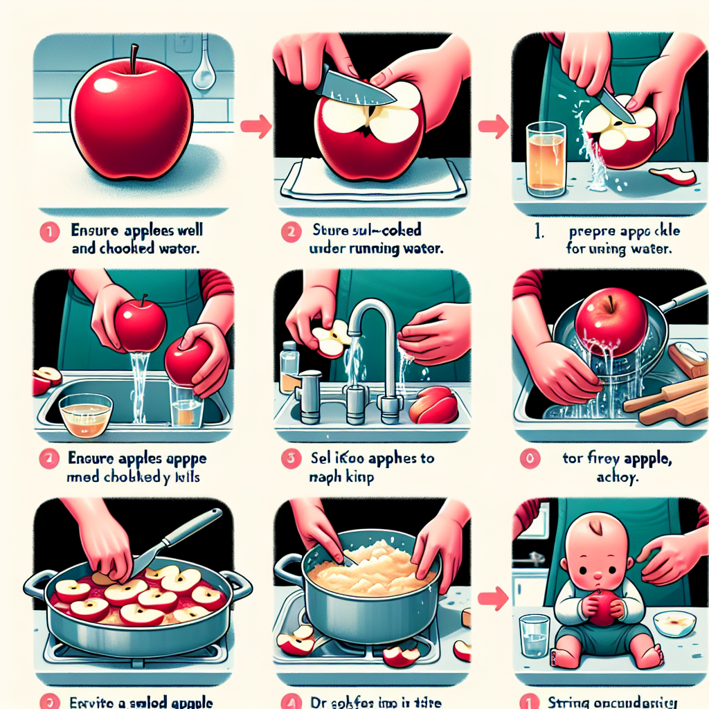 How to Cook Apples for Baby