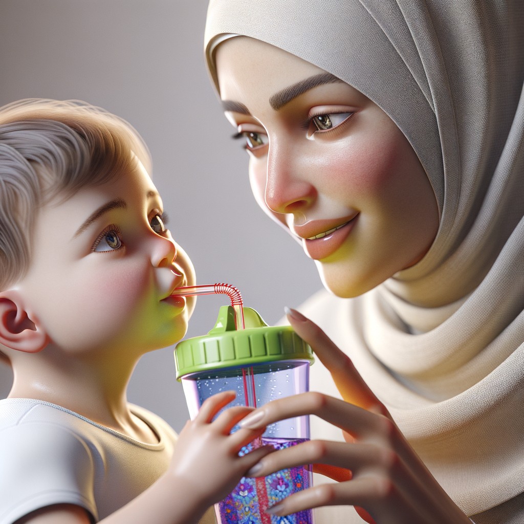 How to Teach Baby to Drink From Straw