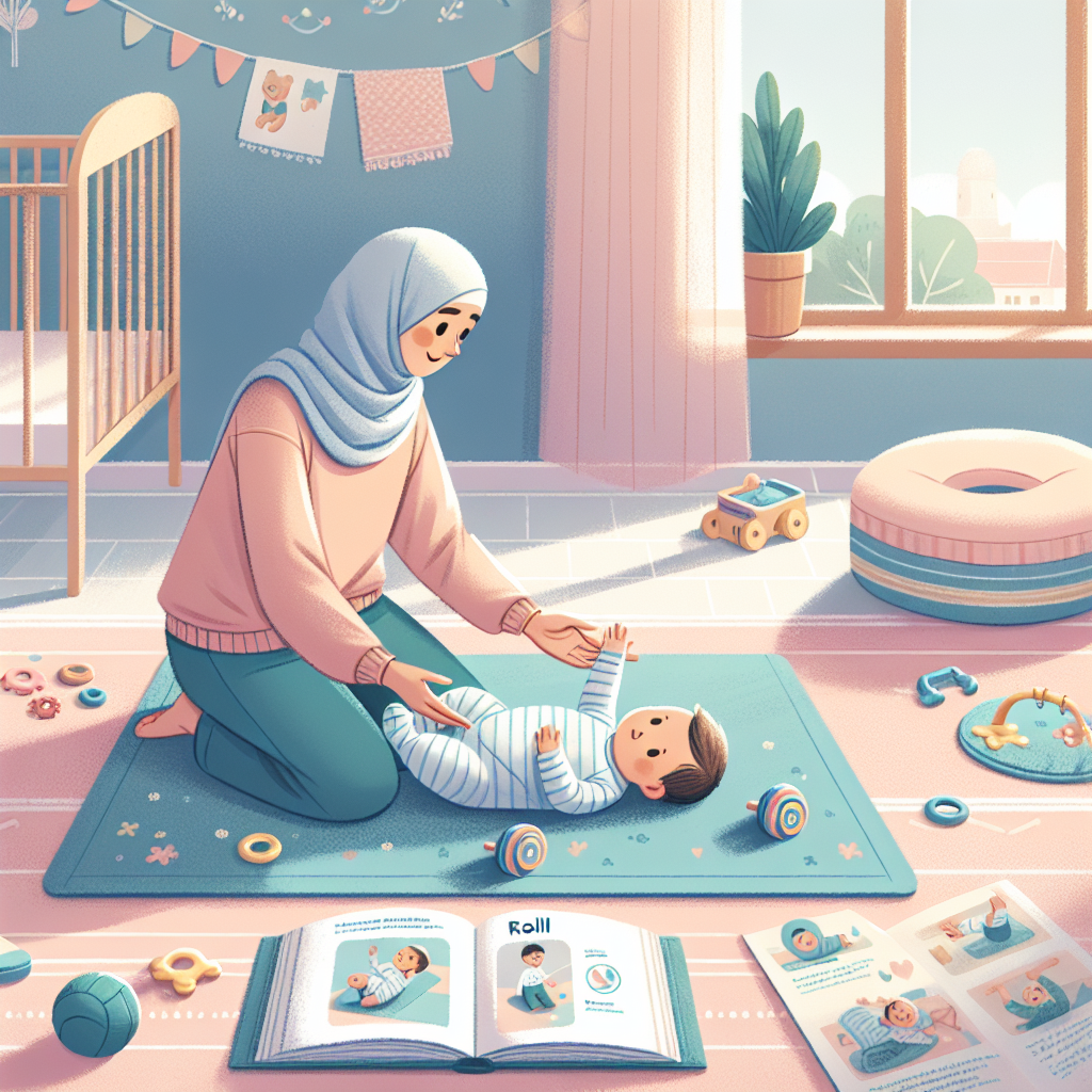 How to Teach Baby to Roll from Tummy to Back