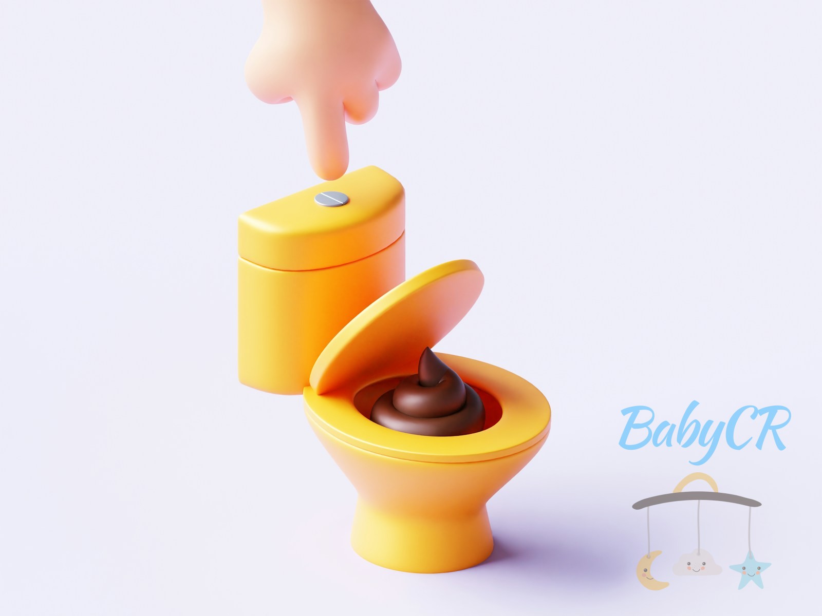 Black Strings in Baby Poop
