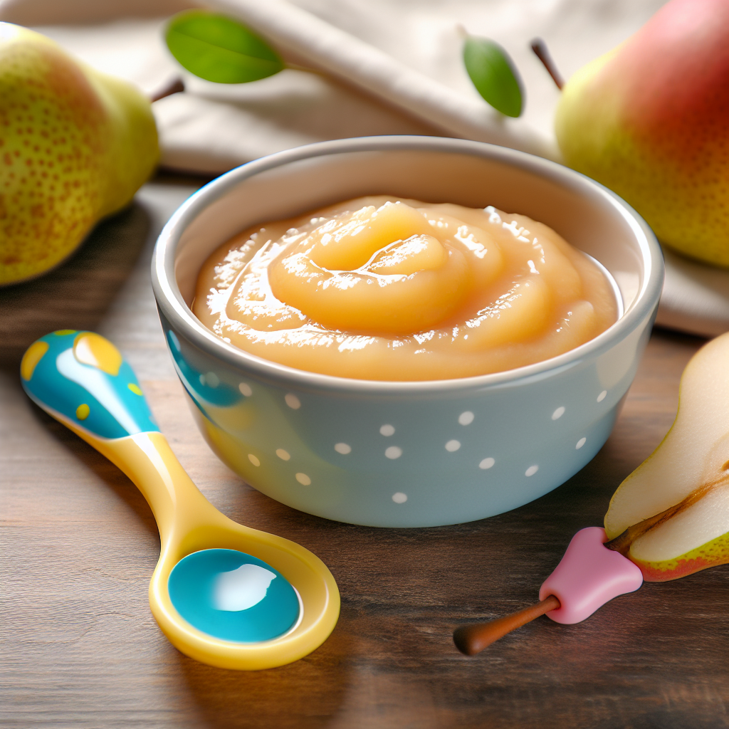 How to Make Pear Puree for Baby