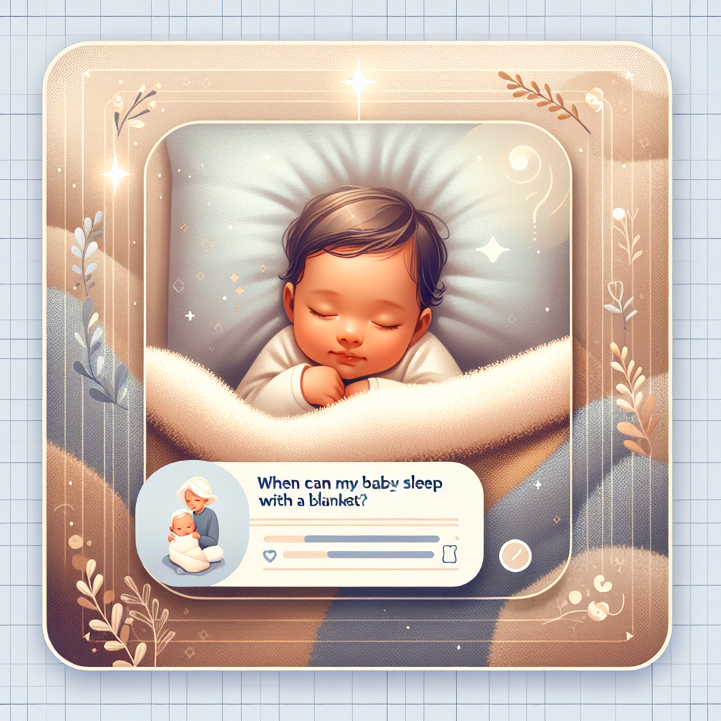 When Can My Baby Sleep With a Blanket