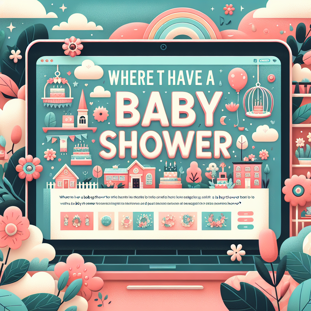 Where to Have a Baby Shower